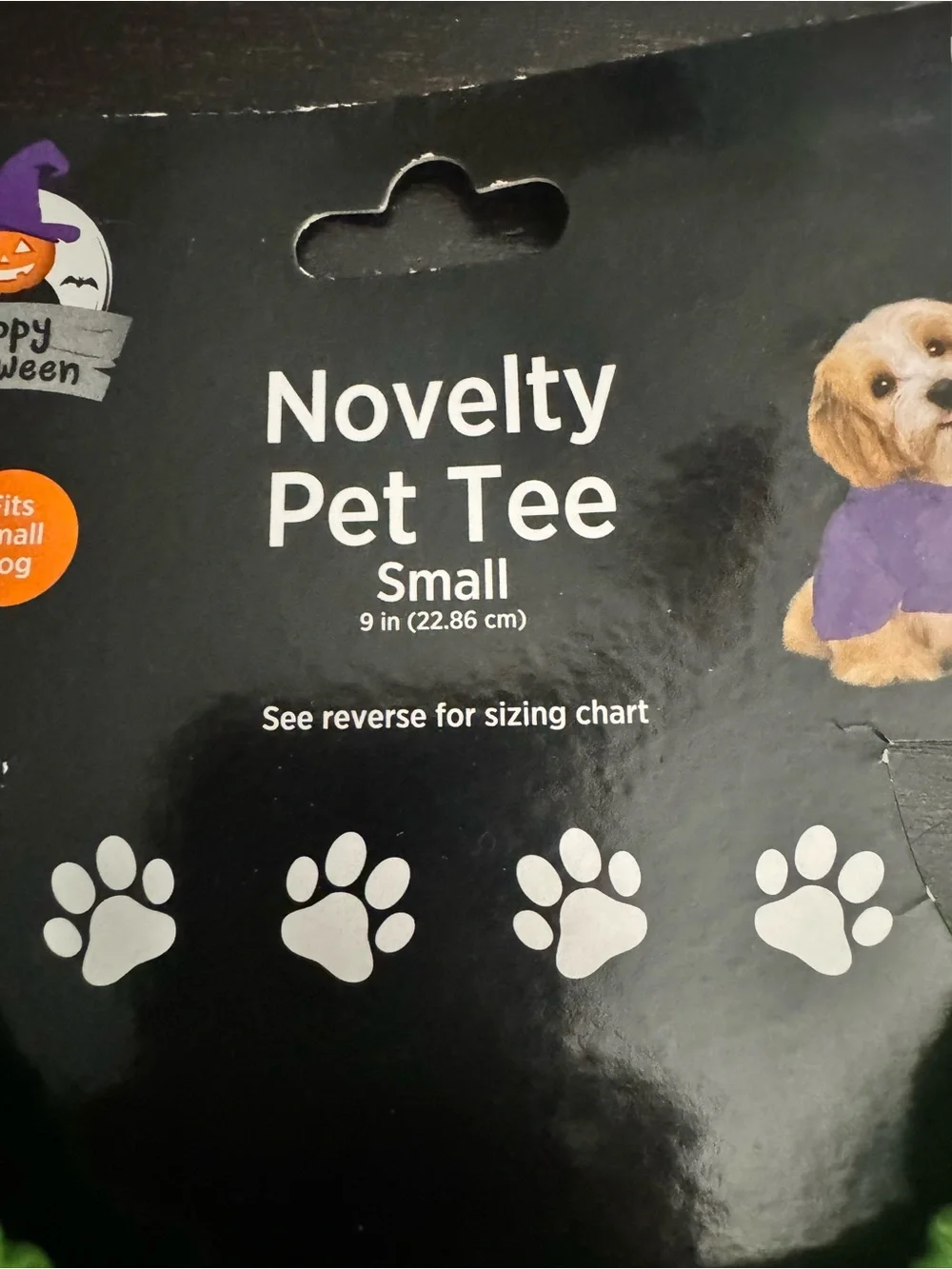 NWT! Set of Two Happy Halloween Novelty Pet Tee Small 9” costume